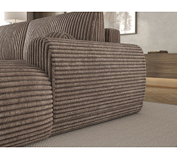 Vianetto corner sofa with sleeping function and storage compartment, light brown velour, universal Modullo 20 275x130 Symmetrical 1