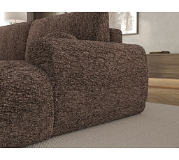 Vianetto corner sofa with sleeping function and storage compartment, brown chenille, universal Kendell 21 275x130 Symmetrical 1