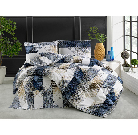 Povlak flanel Laris blue 50x50