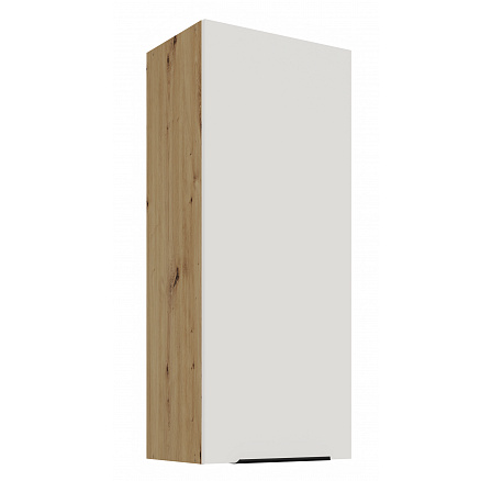 Felső szekrény ARIA - 45 G-108 1F, Artisan tölgy/Crystal White AFM - (ANTI-Fingerprint)