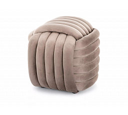 BRUNI PUF, VELVET sötét bézs 251