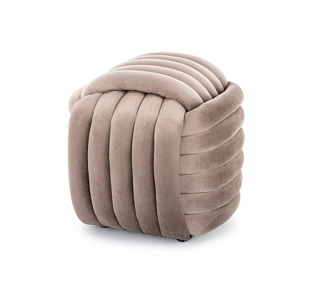 BRUNI PUF, VELVET sötét bézs 251
