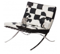 BA1 szék természetes póni bőrrel