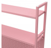 Fém asztali kiegészítő WENDY, 1150 x 980 x 220 mm, rózsaszín