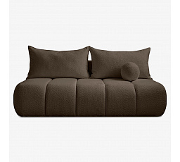 Sofa Rozkładana SARIA Mocca Boucle