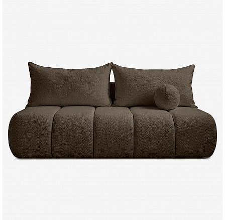 Sofa Rozkładana SARIA Mocca Boucle