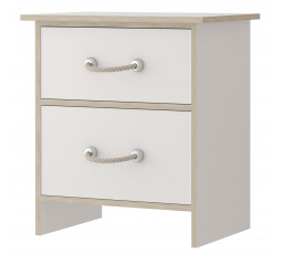 COSMO 22 éjjeliszekrény, Matt Fehér