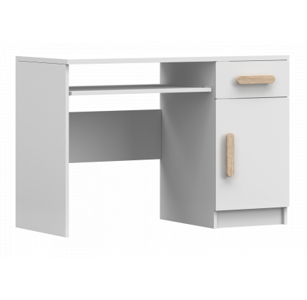 SMYK I - 08 íróasztal, Fehér Matt/Sonoma