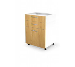 Alsó szekrény fiókokkal VENTO D3S-60/82, mézdió