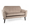 SOFA MENA VELVET C. BEŻ BLUVEL 40 / WENGE