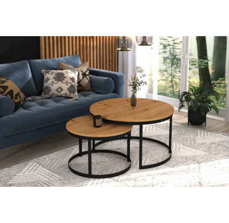 Konferencia asztal 2 az 1-ben OKIN Fekete+Artisan