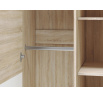 CASTEL 01 sonoma jasna/MDF sonoma trufel - szafa