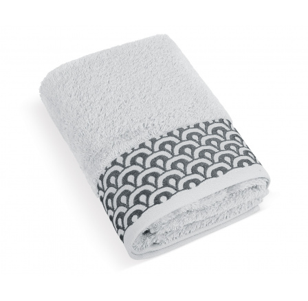 Froté osuška Krajka 70x140cm 500g světle šedá