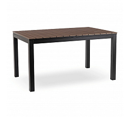 Stół Ogrodowy ARGOS 140-180 cm Orzech/Czarny