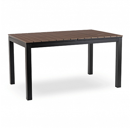 Stół Ogrodowy ARGOS 140-180 cm Orzech/Czarny