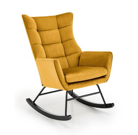 Hintaszék BAZALTO, Mustársárga