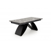 HILARIO étkezőasztal, fekete márvány hatás/Fekete