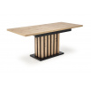LAMELLO étkezőasztal 160, Artisan Tölgy/Fekete