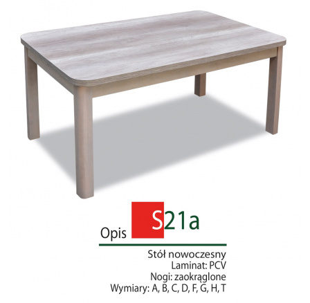 Stół S21A 220 x 90(2 x40) Stół S21A 220 x 90(2 x40)
