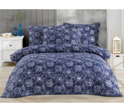 Saténový povlak na polštář Mirabel blue 50x70