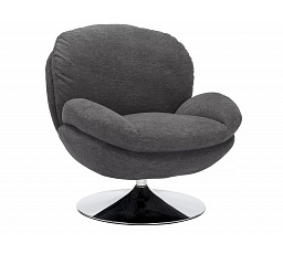 Forgó szék BRIGITTE BREGO, Szürke 18/Króm