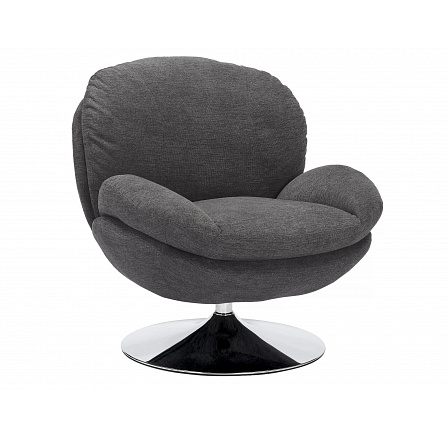 Forgó szék BRIGITTE BREGO, Szürke 18/Króm