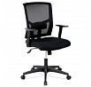 Kancelářská židle, houpací mechanismus, černá síťovina, KA-B1012 BK