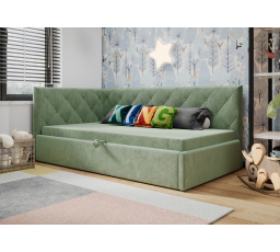 ŁÓŻKO ELZA - Odcienie zieleni- T33 , Strona lewa