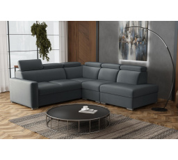 Sedací souprava Petrit VIII pravá Paros tmavě šedá