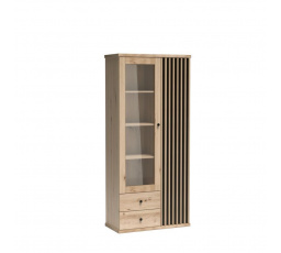 CALI C2 vitrineszekrény, Artisan tölgy