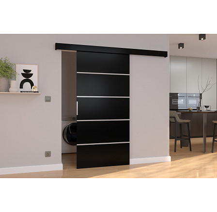 Tolóajtó a BIELLA 96 Fekete falra