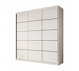 Tolóajtós szekrény Greta 200 Fehér+Fehér