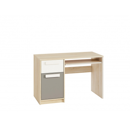 Drop 14-01 buk fjord/szara platyna - biurko