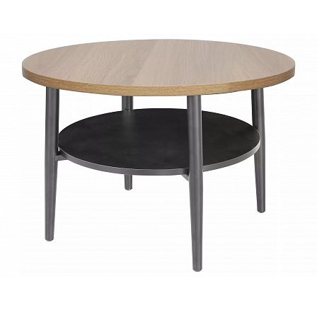 ELLA B dohányzóasztal, Tölgy/Fekete