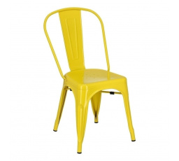 Paris szék sárga, Tolix inspirációval