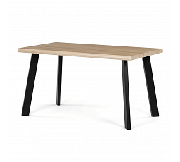 Étkezőasztal 140x80cm, MDF, vad tölgy, HT-F4514 OAK