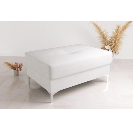 PUFA Z POJEMNIKIEM 100x55 CM - Odcienie szarości