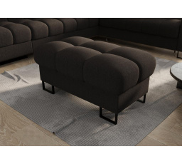 PUFA ASPEN 100x55 CM - Odcienie czarnego