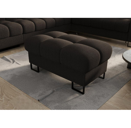 PUFA ASPEN 100x55 CM - Odcienie czarnego