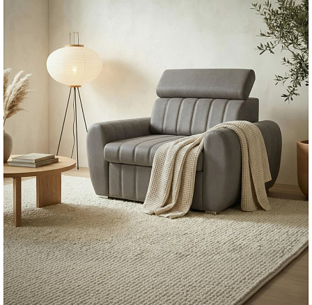 FOTEL Z FUNKCJĄ SPANIA AVERTI 120 CM SKÓRA NATURALNA FOTEL Z FUNKCJĄ SPANIA AVERTI 120 CM SKÓRA NATURALNA