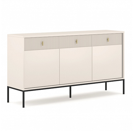 Komoda MARCOS 154 cm Ryflowana Kaszmir