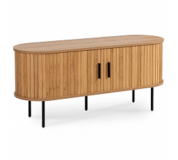 Szafka RTV TRISH 120 cm Dwudrzwiowa Dąb