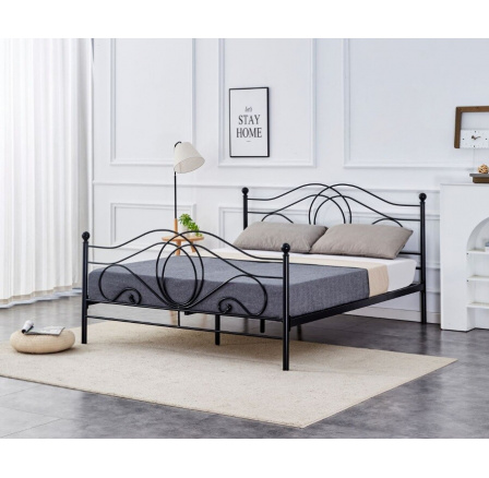 ROKO ágy 160x200 JG Fekete