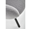 Forgó étkezőszék K498, Szürke/Fekete