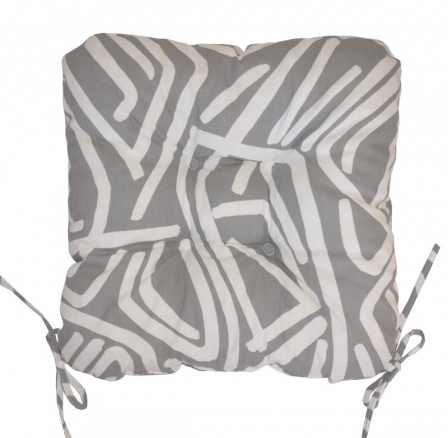 Sedák UNI látka šedobílá mozaika