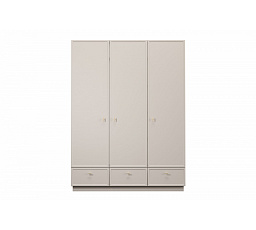 LORINI SZAFA 150 3D3SZ - cashmere / T-bar złoty / cokół