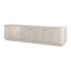 VESPER RTV 187 4D - cashmere mdf / cashmere / złote uchwyty / cokół