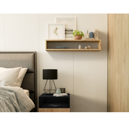 Finees 80 Artisan Oak Shelf Dąb Artisan 80x15 Not applicable