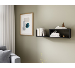 Vellia 80 Black Shelf Czarny 80x20 Not applicable