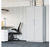 Komód 80x40x180cm, fém, fehér, AUS-E1115 GREY